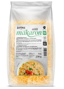 Makaron Nitki Niskobiałkowy Bezglutenowy (2 szt x 250 g)