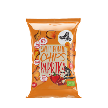Chipsy z Batatów z Papryką Słodką Wędzoną Bezglutenowe BIO (3 szt x 90 g)