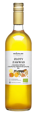 Zakwas Złoty z Buraków z Kurkumą, imbirem i Cytryną BIO 700 ml