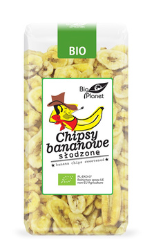 Chipsy Bananowe Słodzone BIO (3 szt x 150 g)
