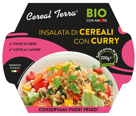 Sałatka Zbożowa z Warzywami i Curry BIO (2 szt x 200 g)