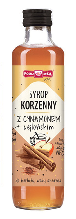 Syrop Korzenny z Cynamonem  Polska Róża (2 szt x 250 ml)
