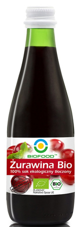Sok z Żurawiny Nfc Bezglutenowy BIO (2 szt x 300 ml)