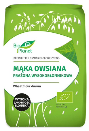 Mąka owsiana Prażona Wysokobłonnikowa BIO 800 g