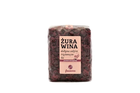 ŻURAWINA SŁODZONA CUKREM TRZCINOWYM BIO (1 kg)