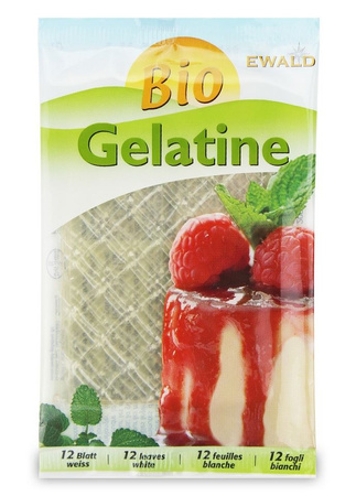 Żelatyna W Listkach (12 Listków) Bio (5 szt x 20 g)