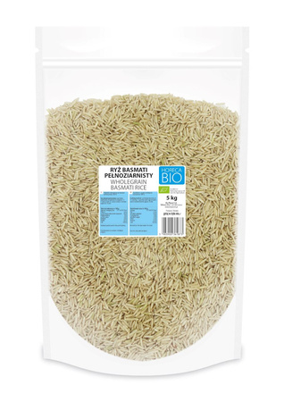 Ryż Basmati Pełnoziarnisty BIO 5 kg