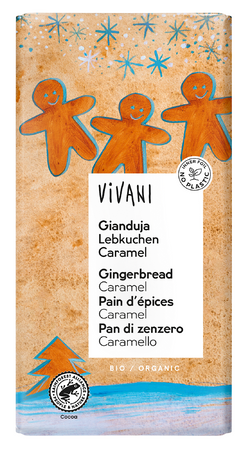 Czekolada Gianduja z Kawałkami Piernika i Karmelu BIO (2 szt x 100 g)