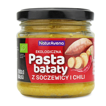 Pasta z Soczewicy z Batatami i Chili BIO 185 g