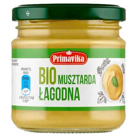 Musztarda Łagodna BIO (6 szt x 170 g)