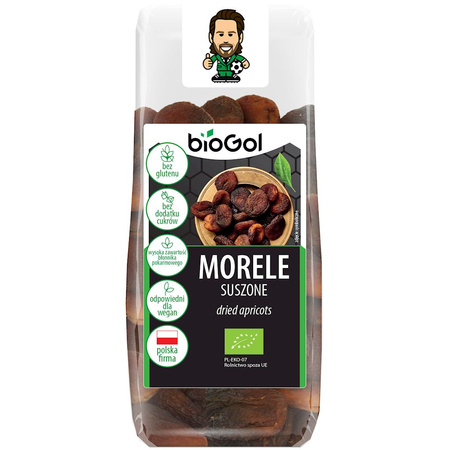 Morele Suszone Bezglutenowe BIO (2 szt x 150 g)