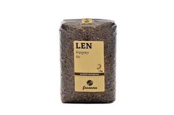 LEN BRĄZOWY BIO (1 kg)