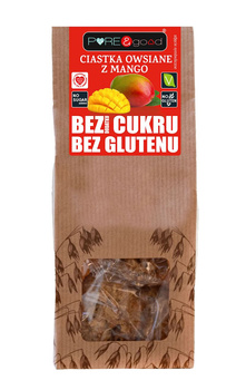 Ciastka Owsiane z Mango Bez Dodatku Cukrów Bezglutenowe (3 szt x 150 g)