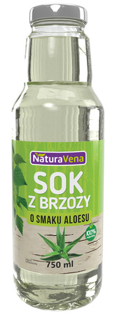 Sok z Brzozy z Kawałkami Aloesu 750 ml