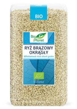 Ryż Brązowy Okrągły BIO (2 szt x 1 kg)