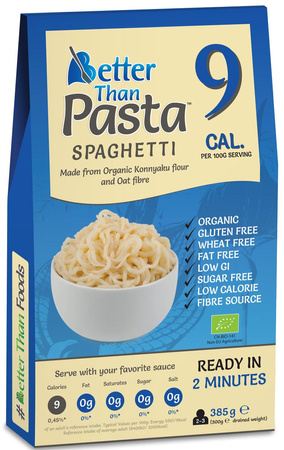 Makaron (Konjac) Spaghetti Bezglutenowy BIO 385 g () (3 szt x 300 g)