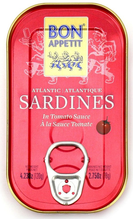 Sardynki Portugalskie w Sosie Pomidorowym 120 g () (4 szt x 78 g)