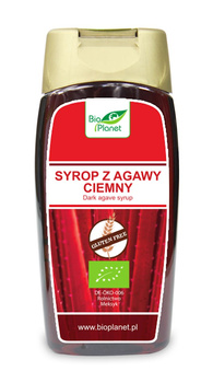 Syrop z Agawy Ciemny Bezglutenowy BIO  (250 ml) (2 szt x 350 g)