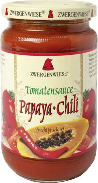 Sos Pomidorowy Papaya - Chili (Pikantny) Bezglutenowy BIO 350 g