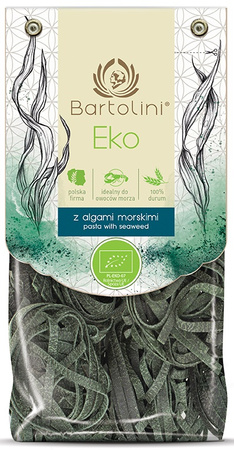 Makaron (Semolinowy Z Algami Morskimi) Gniazda Tagliatelle Bio (3 szt x 250 g)