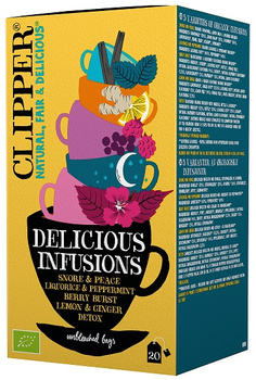 Herbatka Owocowo - Ziołowa Mix 5 Smaków BIO (20 x 1,9 g) (2 szt x 38 g)