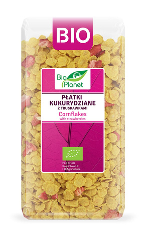 Płatki Kukurydziane z Truskawkami BIO 250 g