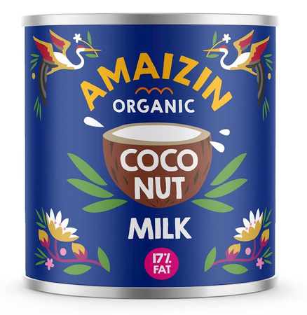 Coconut Milk - Napój Kokosowy Bez gumy guar (17 % Tłuszczu) BIO 200 ml (Puszka)