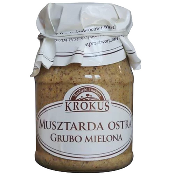 Musztarda Ostra Grubo Mielona (3 szt x 180 g)