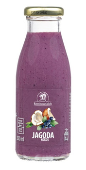 Smoothie Jagoda - Kokos (6 szt x 250 ml)