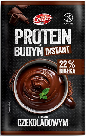 Budyń Proteinowy o Smaku Czekoladowym Bezglutenowy (25 szt x 40 g)