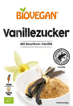 Cukier z Wanilią Bourbon Bezglutenowy BIO (4 x 8 g) (3 szt x 32 g)