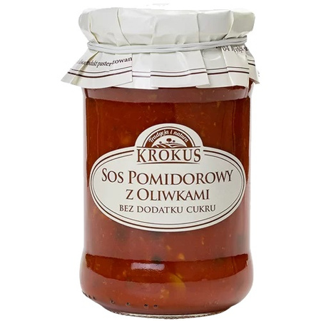 Sos Pomidorowy z oliwkami Bez Dodatku Cukru 340 g