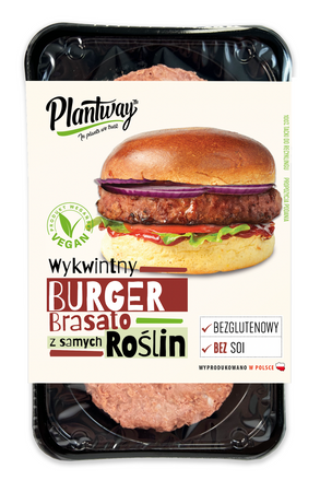 Burger Roślinny Brasato Bezglutenowy (2 szt x 200 g)