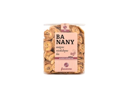 BANANY SUSZONE NIESŁODZONE BIO (400 g)