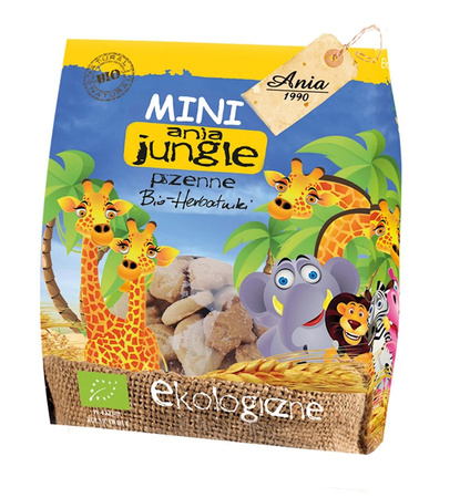 Ciastka Mini Jungle BIO (6 szt x 100 g)