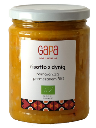 Risotto Z Dynią, Pomarańczą I Parmezanem Bio 450 g