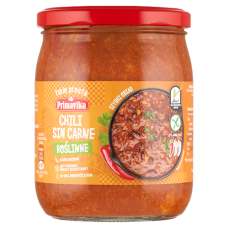 Sos Wegański Chili Sin Carne Bezglutenowy (2 szt x 470 g)