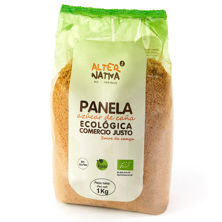 Cukier Trzcinowy Panela Bezglutenowy BIO 1 kg