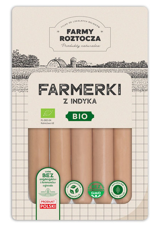 Parówki Farmerki z Indyka BIO (2 szt x 250 g)