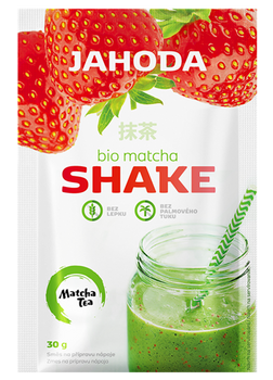 Shake z Matchą i Truskawkami Bezglutenowy BIO (6 szt x 30 g)