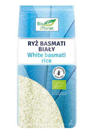 Ryż Basmati Biały Bezglutenowy BIO (2 szt x 500 g)