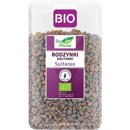 Rodzynki Sułtanki Bezglutenowe BIO 1 kg