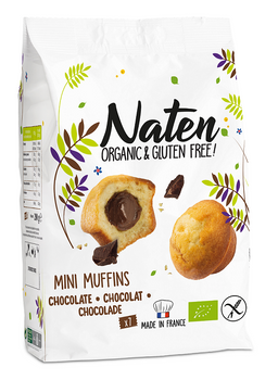 Muffinki Mini z Nadzieniem Orzechowo - Kakaowym Bezglutenowe BIO (2 szt x 200 g)