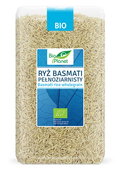 Ryż Basmati Pełnoziarnisty BIO (2 szt x 1 kg)