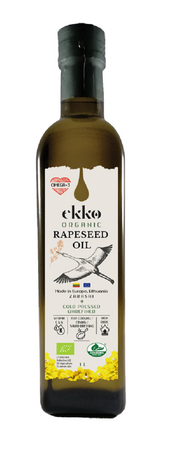 Olej Rzepakowy Tłoczony Na Zimno Omega-3 BIO 1 l
