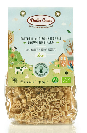 Makaron (Ryżowy Razowy) Farma Bezglutenowy BIO (2 szt x 250 g)