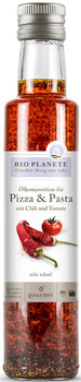 Olej Do Pizzy i Makaronu z Oliwą, Pomidorami i Chili BIO 250 ml