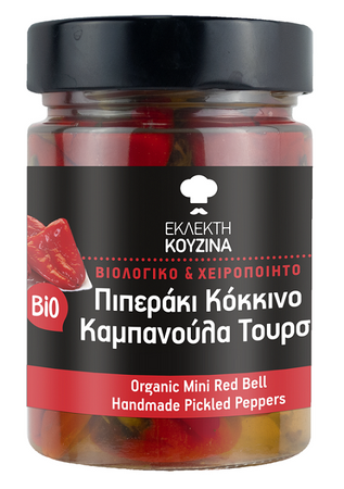 PAPRYKA CZERWONA MINI PIKANTNA MARYNOWANA BIO 300 g (150 g) (SŁOIK) - BIOAGROS
