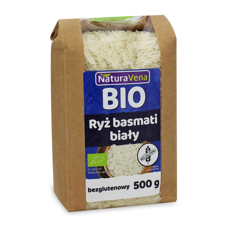 Ryż Basmati Biały Bezglutenowy BIO 500 g