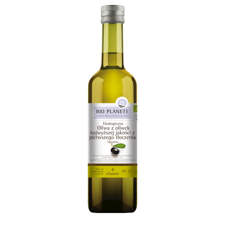 Oliwa z Oliwek Extra Virgin Łagodna BIO 500 ml